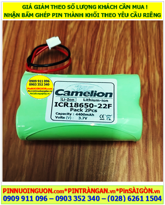 Pin đèn Exit 3.7v-4400mAh, Pin đèn Sự cố khẩn cấp Lithium Li-ion Camelion ICR18650-4400mAh 3.7v chính hãng